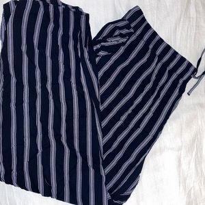 American Eagle flowy striped pants